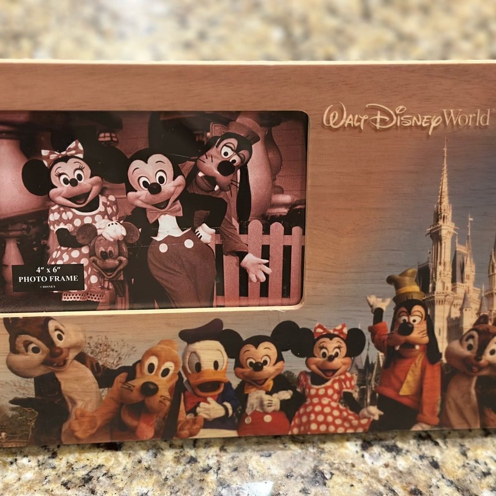 DISNEY PARKS Sustainable Wood Picture Frame